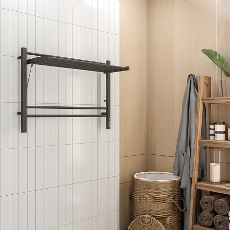 Горизонт П8 800х600 электро КС ЧЕРНЫЙ МУАР (sensor quick touch) Полотенцесушитель TERMINUS Новоуральск - фото 4 Горизонт П8 800х600 электро КС ЧЕРНЫЙ МУАР (sensor quick touch) Полотенцесушитель TERMINUS Новоуральск - фото 4