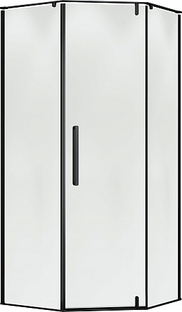 Душевой уголок распашной Terminus Альба 04 1000х1000х2200 трапеция чёрный Новоуральск - фото 1 Душевой уголок распашной Terminus Альба 04 1000х1000х2200 трапеция чёрный Новоуральск - фото 1