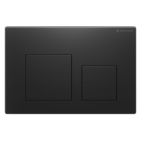 Клавиша смыва для инсталляции Terminus Classic кнопка квадрат цвет чёрный матовый Новоуральск - фото 1 Клавиша смыва для инсталляции Terminus Classic кнопка квадрат цвет чёрный матовый Новоуральск - фото 1