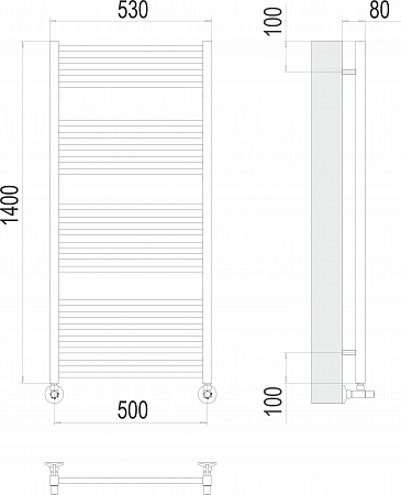 Ватикан П22 500х1400 Полотенцесушитель TERMINUS Новоуральск - фото 3 Ватикан П22 500х1400 Полотенцесушитель TERMINUS Новоуральск - фото 3
