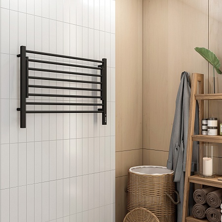 Горизонт П8 800х600 электро КС ЧЕРНЫЙ МУАР (sensor quick touch) Полотенцесушитель TERMINUS Новоуральск - фото 3 Горизонт П8 800х600 электро КС ЧЕРНЫЙ МУАР (sensor quick touch) Полотенцесушитель TERMINUS Новоуральск - фото 3