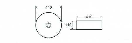 Раковина накладная Terminus Аврора 410х410х140 Новоуральск - фото 4 Раковина накладная Terminus Аврора 410х410х140 Новоуральск - фото 4