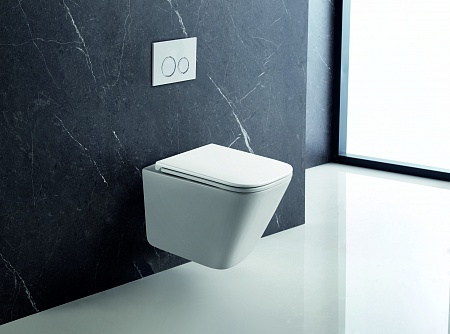 Подвесной унитаз безободковый Terminus Ватикан Monolit 490х340 белый Новоуральск - фото 1 Подвесной унитаз безободковый Terminus Ватикан Monolit 490х340 белый Новоуральск - фото 1